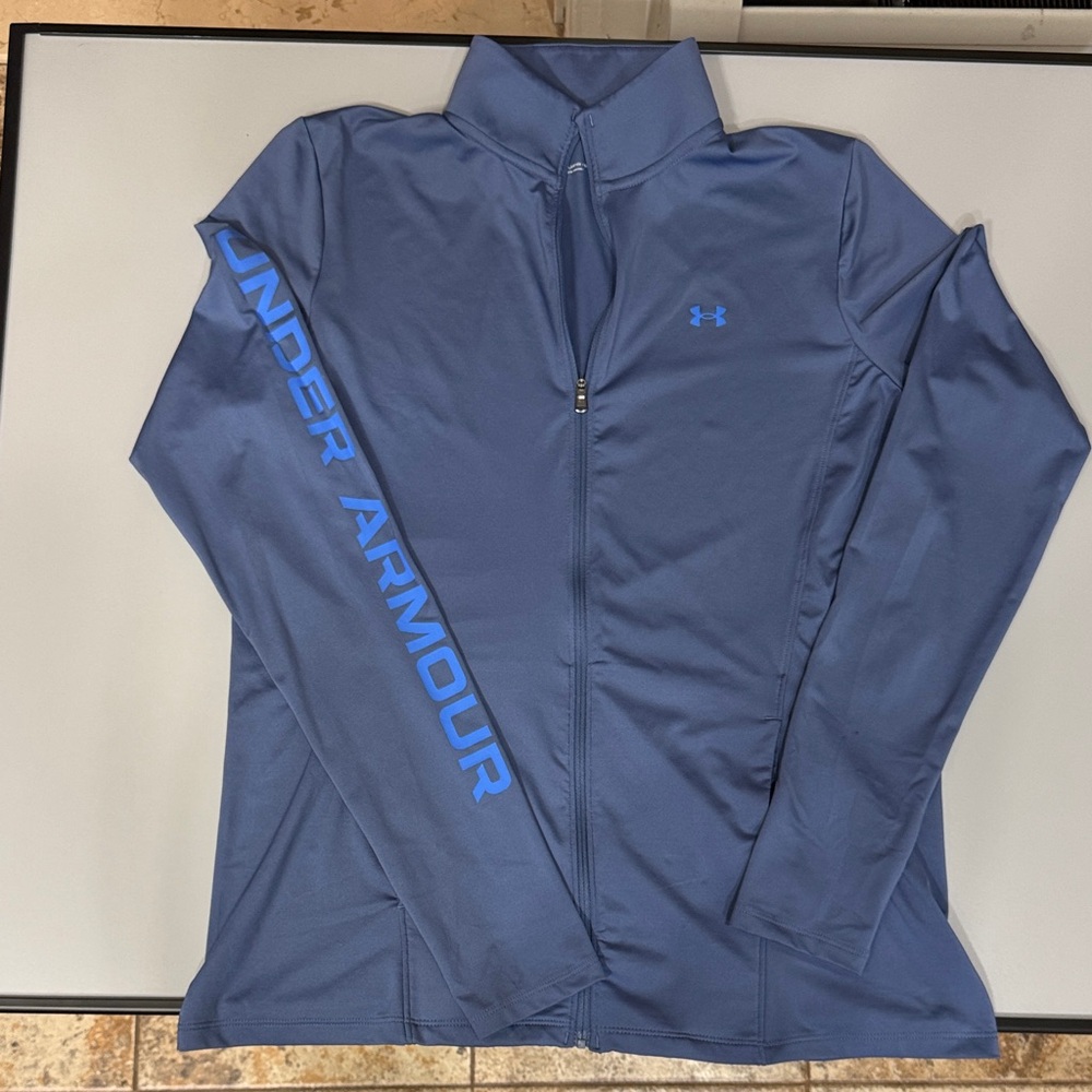 Under Armour Steel Blue Zip-Up Jacket